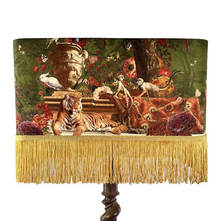 Abajur retangular com franjas Machli por atacado de Voglio Bene