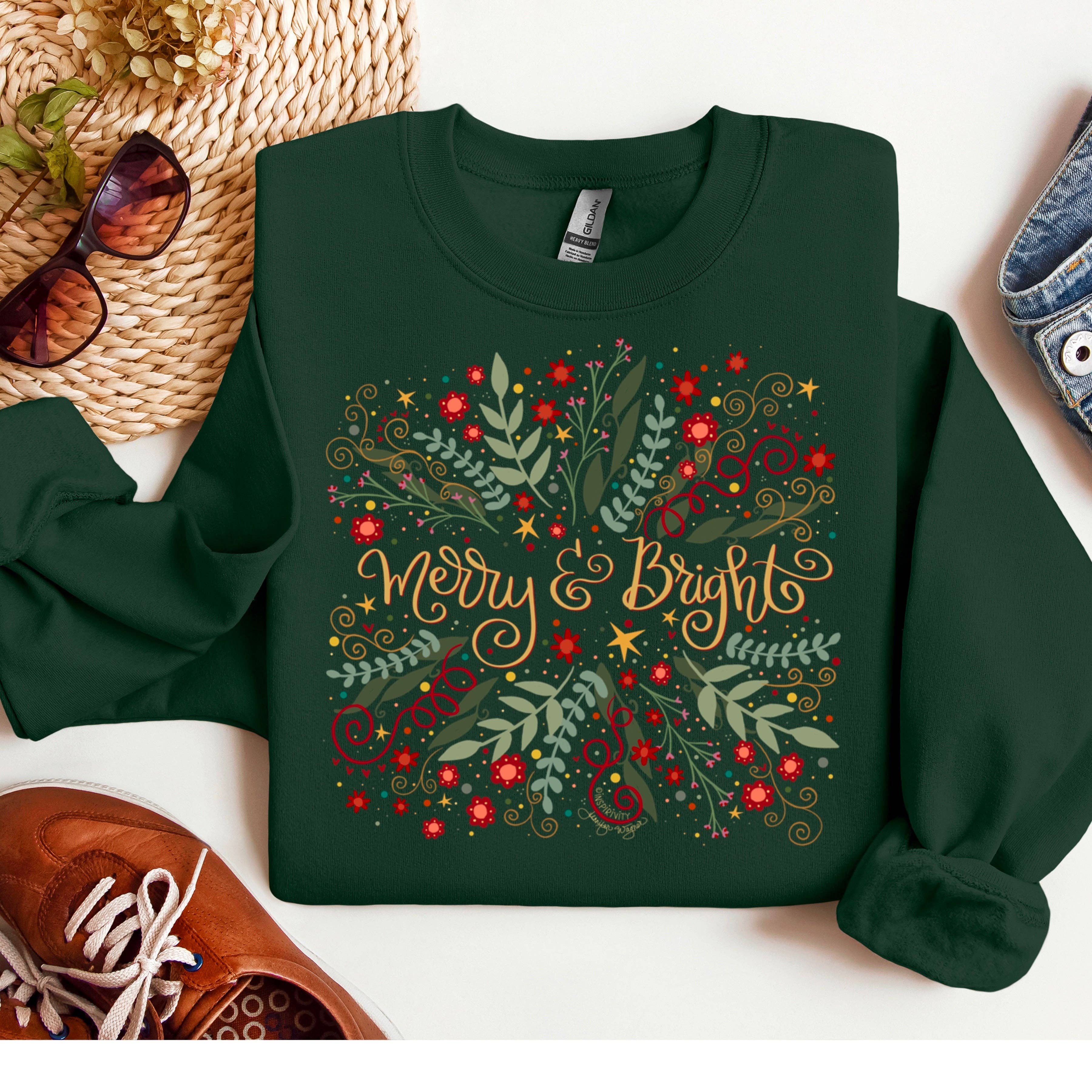 Lauras Closet - Vente Sweat-shirt à imprimés – unisexe - T-shirt graphique JOYEUX ET LUMINEUX4