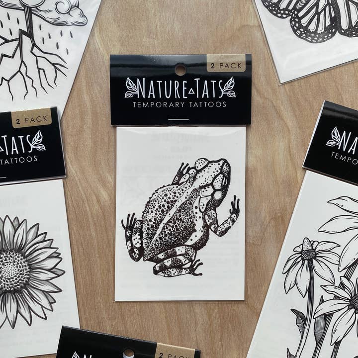 NatureTats - Wholesale Tijdelijke tattoo - Pad tijdelijke tattoo1
