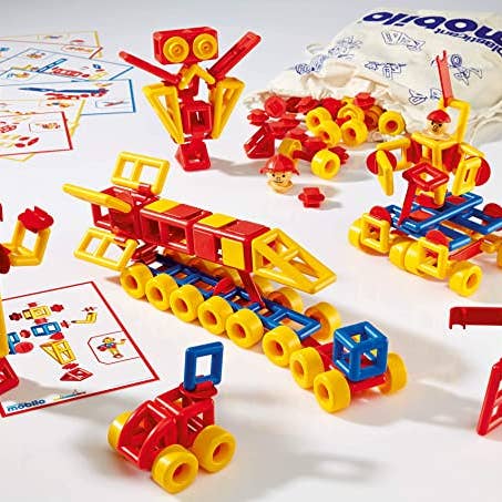 Mad Monkey GmbH - Wholesale Toy Set - Kids - Plasticant Mobilo 103 Construction Set I - 192 pieces3