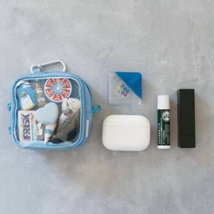 「FUNJI」In Japan - Wholesale Pencil Case/Pouch - GACHA-PO Capsule Toy Double Zipper Pouch | Japanese Gift5