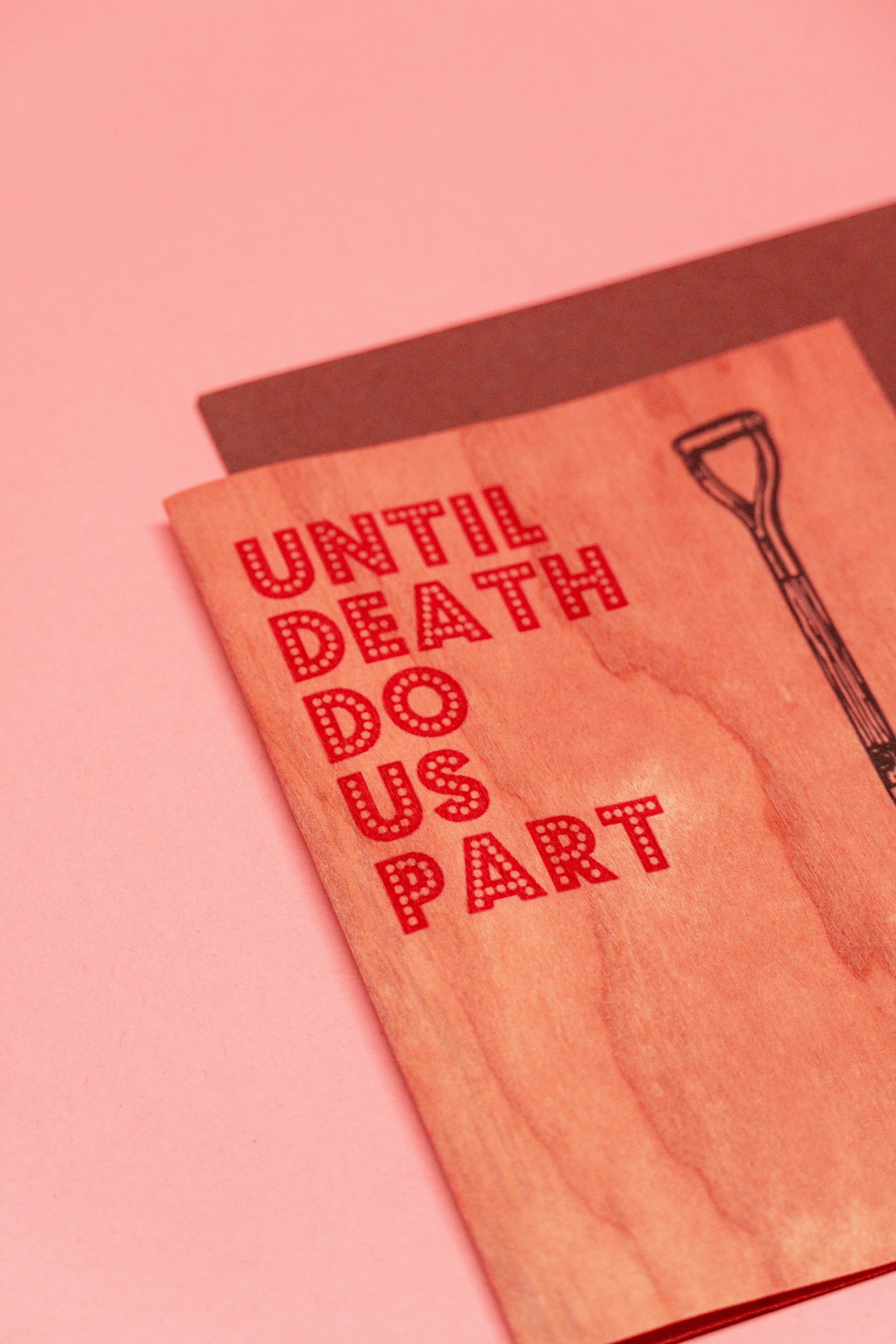 Spitfire Girl – wholesale Everyday greeting card – Wood Folding Card - Until Death3