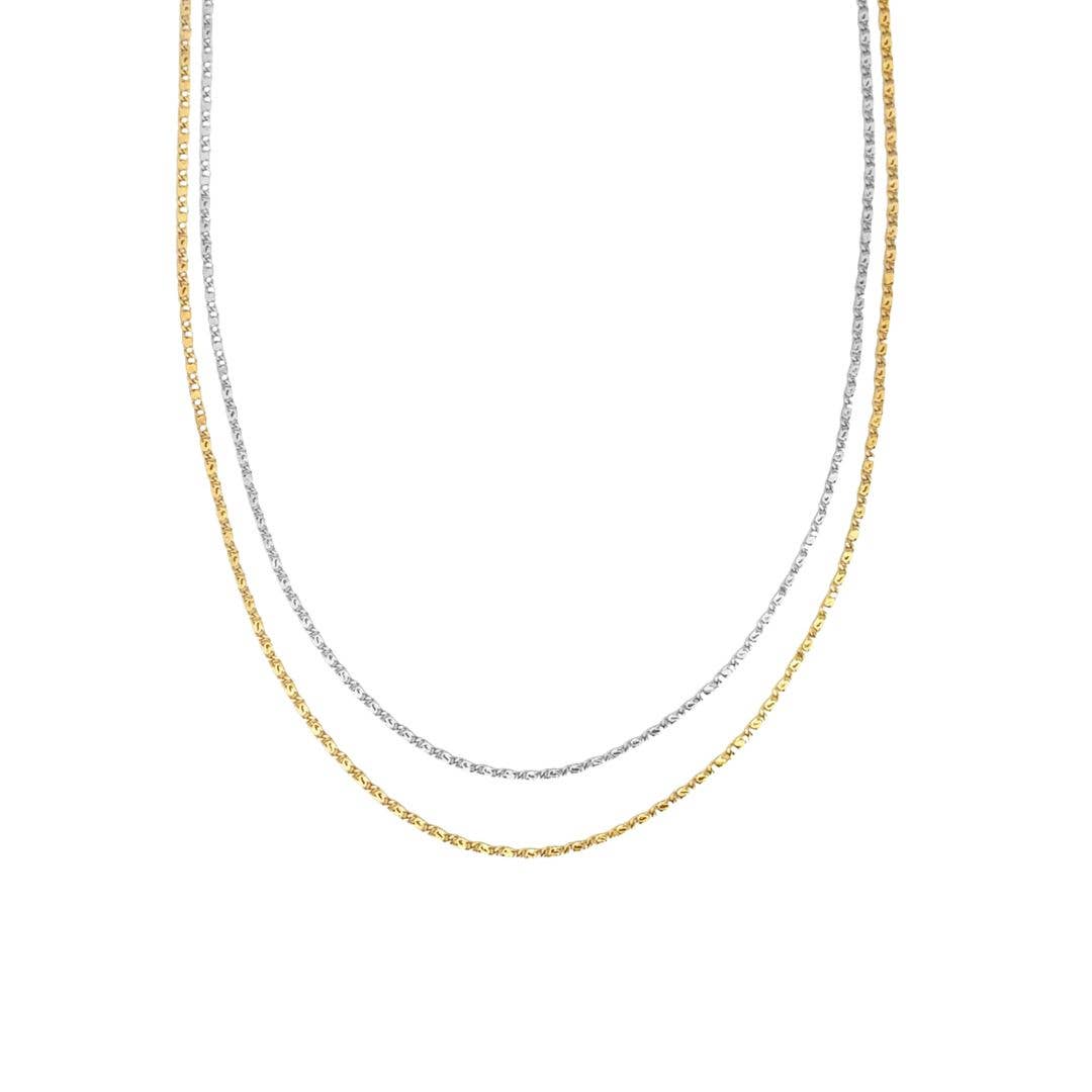 MIA Jewelry - Wholesale Link & Chain Necklace - 1mm Link Chain (F70)2