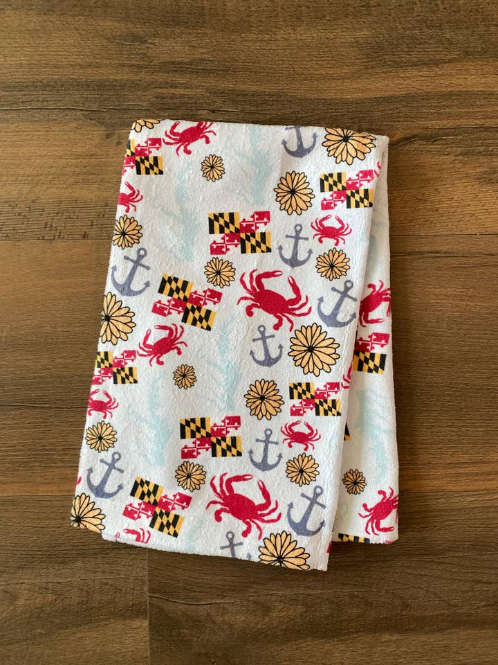 Chesapeake Bay Hand Towel for wholesale by the letters mdn