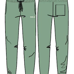 Calcinha The Righteous Track - Sage com Logo Branco por atacado de Sea of Sound