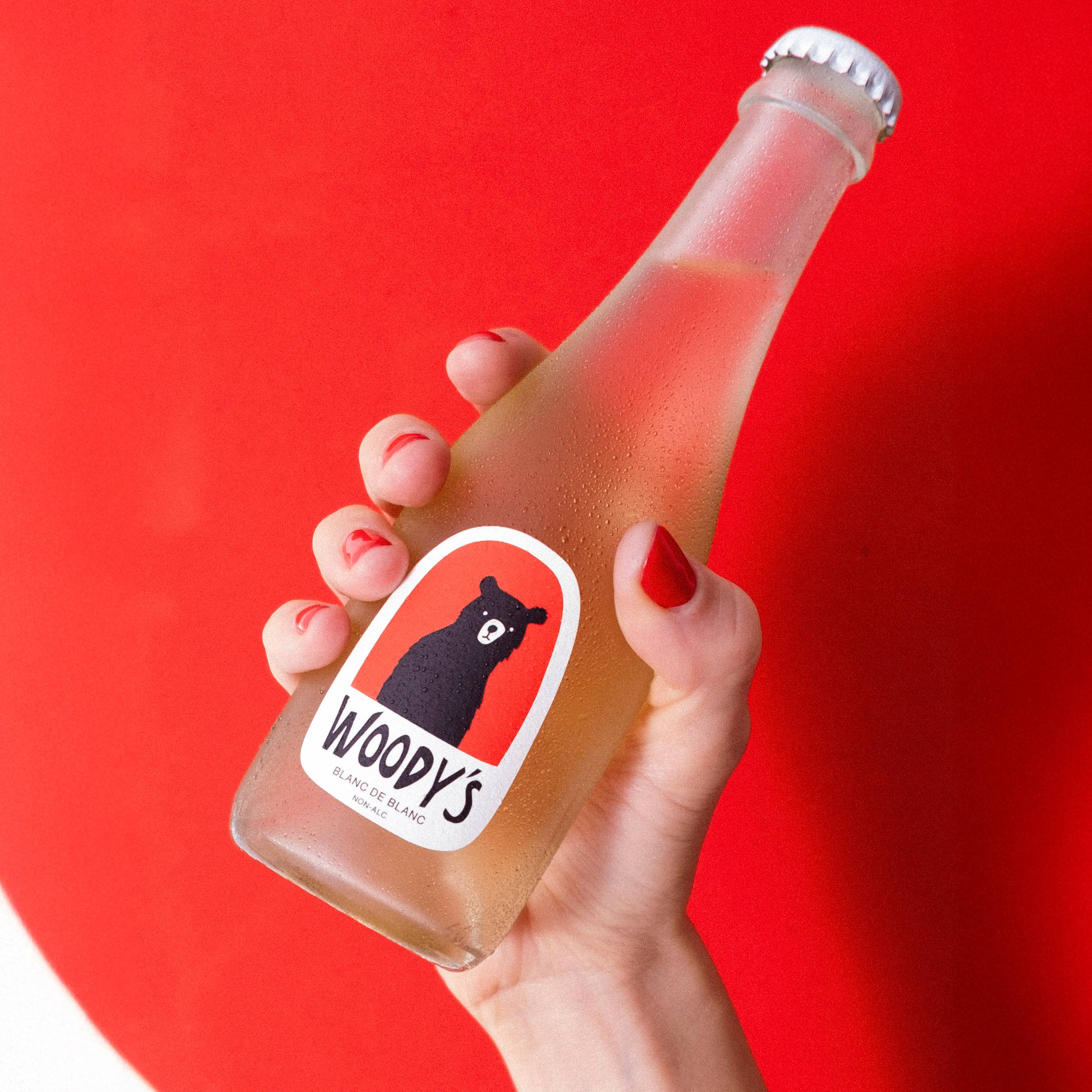 Woody's - Wholesale Non-Alcoholic Spirits/Wine/Beer - Mini Woody's Non-Alcoholic Blanc de Blanc (187ml)3