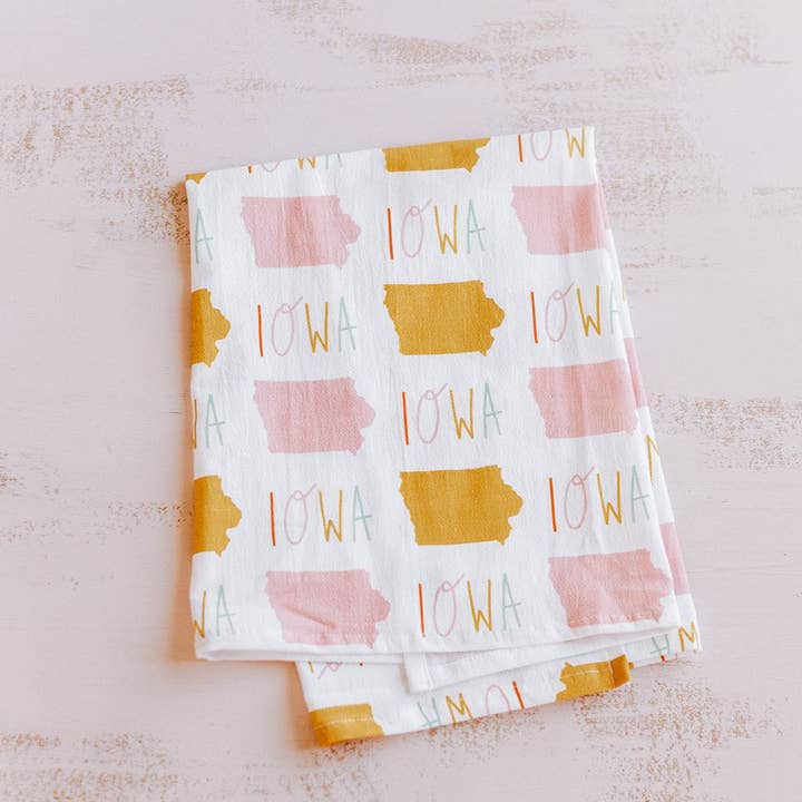 Doe A Deer - Vente Torchons - Serviette Iowa Full Pattern - Sac à farine1