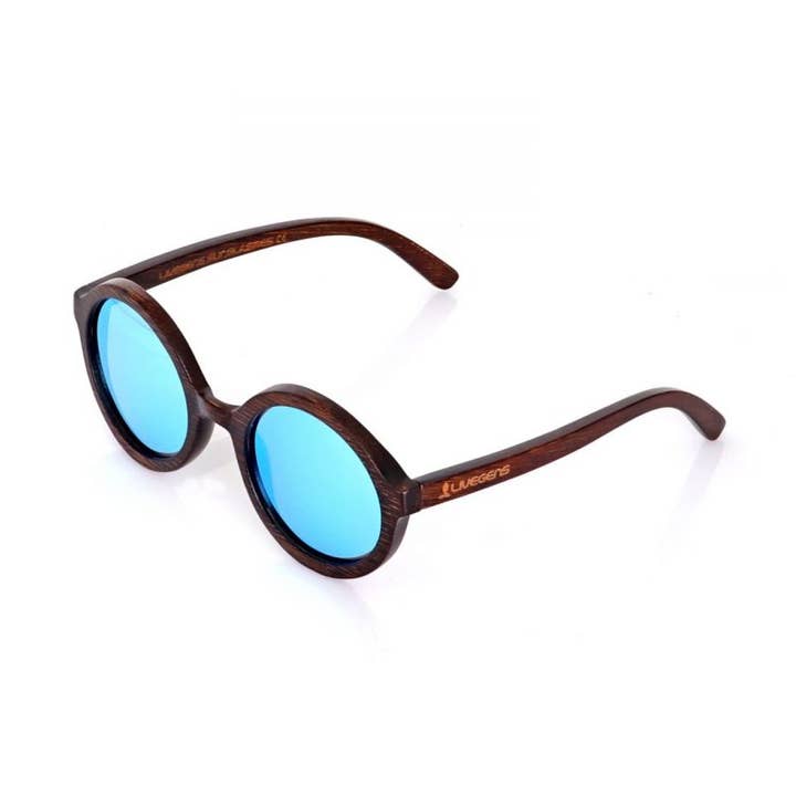 Livegens Miami bamboo sunglasses for wholesale by LIVEGENS