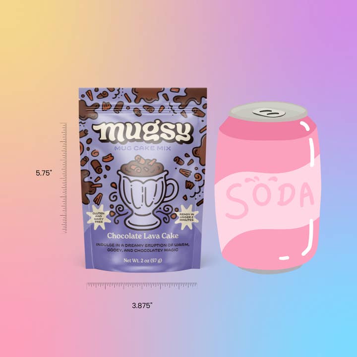 Mugsy Bakes - Wholesale Cake Mix - Chocolate Lava Mug Cake Mix (24 count)5
