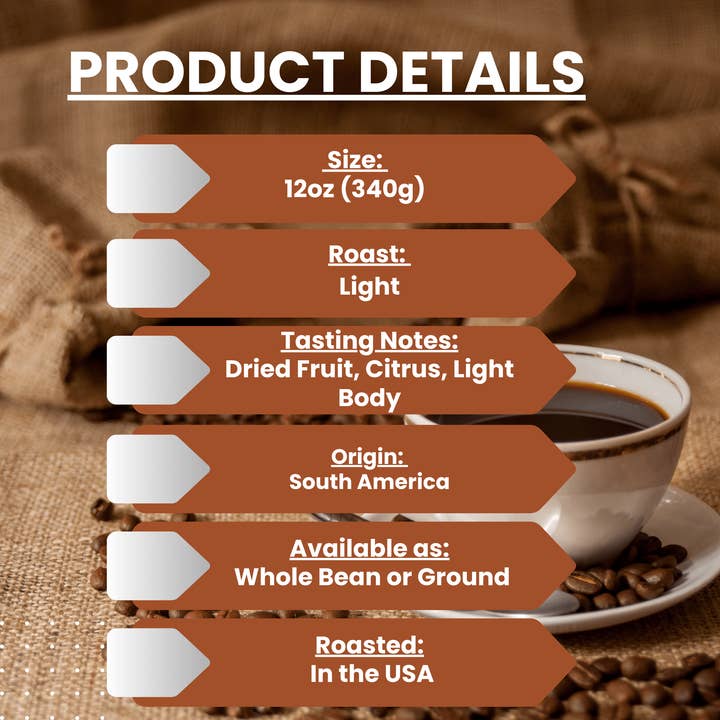 Milestone Coffee - Wholesale Coffee beans - "Brain Burst Blend" Premium Coffee - 12oz10