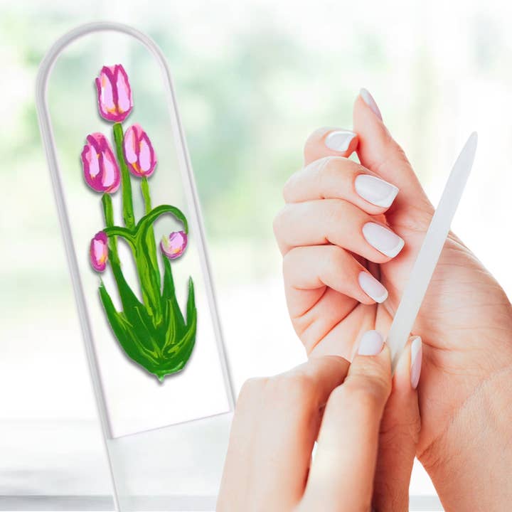 Pink Tulips Spring Flowers Hand Painted Crystal Nail File and other Purchase wholesale local artificial grass. Free returns & net 60 terms on Faire trending on Faire.
