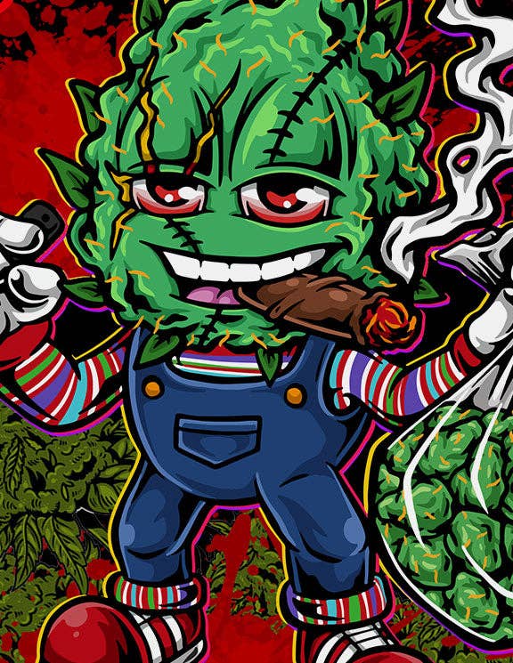 StonerDays Apparel - Venta al por mayor Camiseta de tirantes - Hombre - Camiseta Tirantes Chucky Chunky Nug1