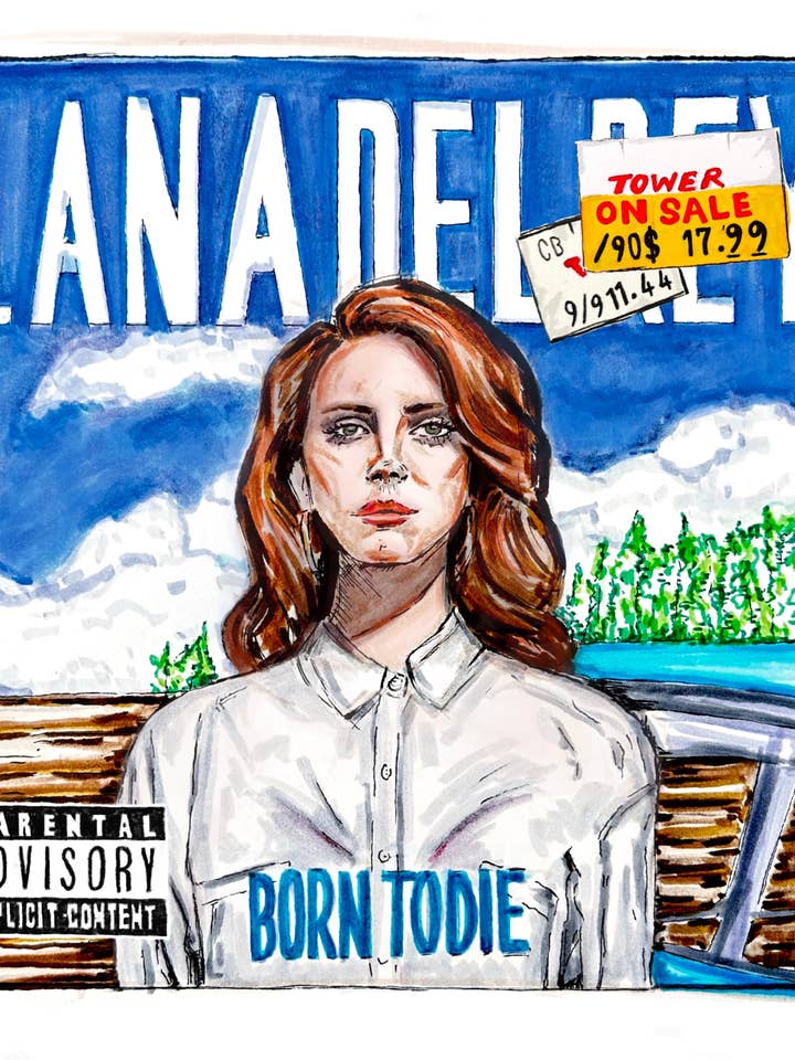 Lana del Rey TANKTOP für den Großhandel von Paper 8