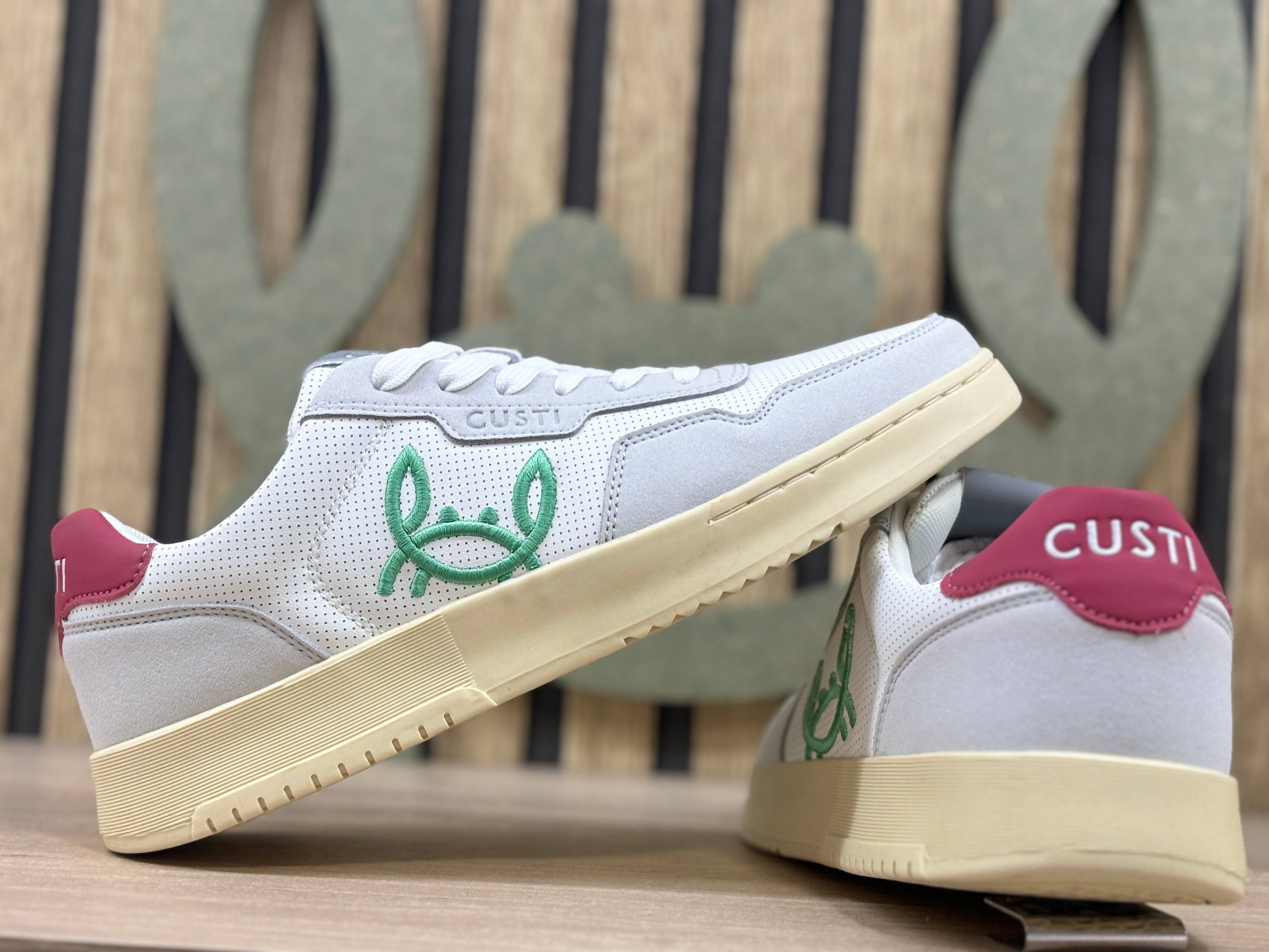 Custi Mikelo: Men's Clothing & Christmas Gifts - Wholesale Lifestyle Sneakers - Unisex - Green Cangrejito Sneakers6