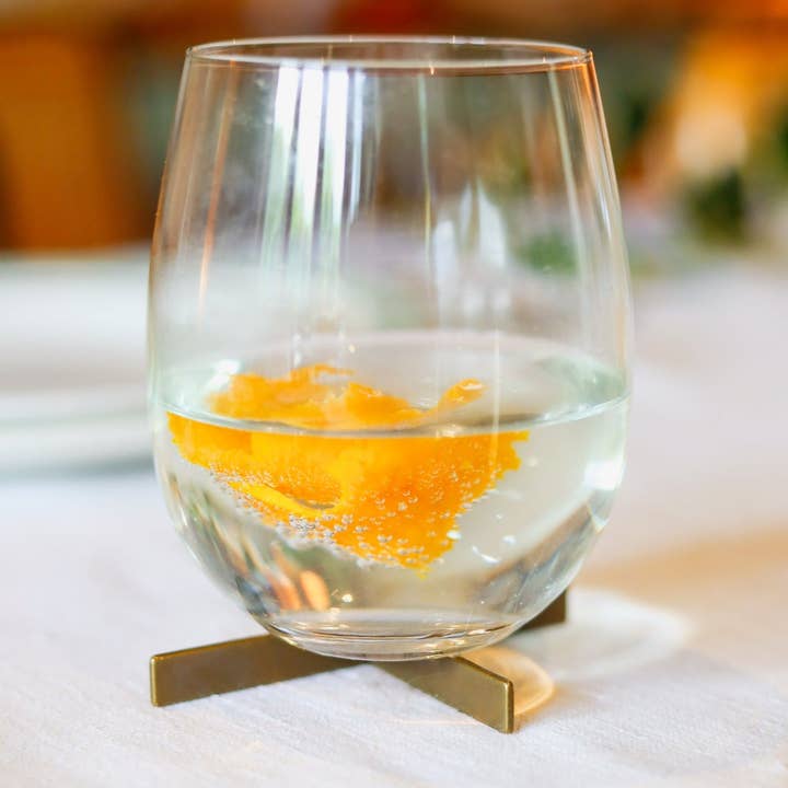 Pivot - Wholesale Coasters - X Coasters - Brass (Set of 4)2