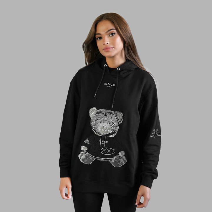 Blvck Paris - Wholesale Hoodie - Unisex - Blvck Evil Twin Teddy Bear Hoodie