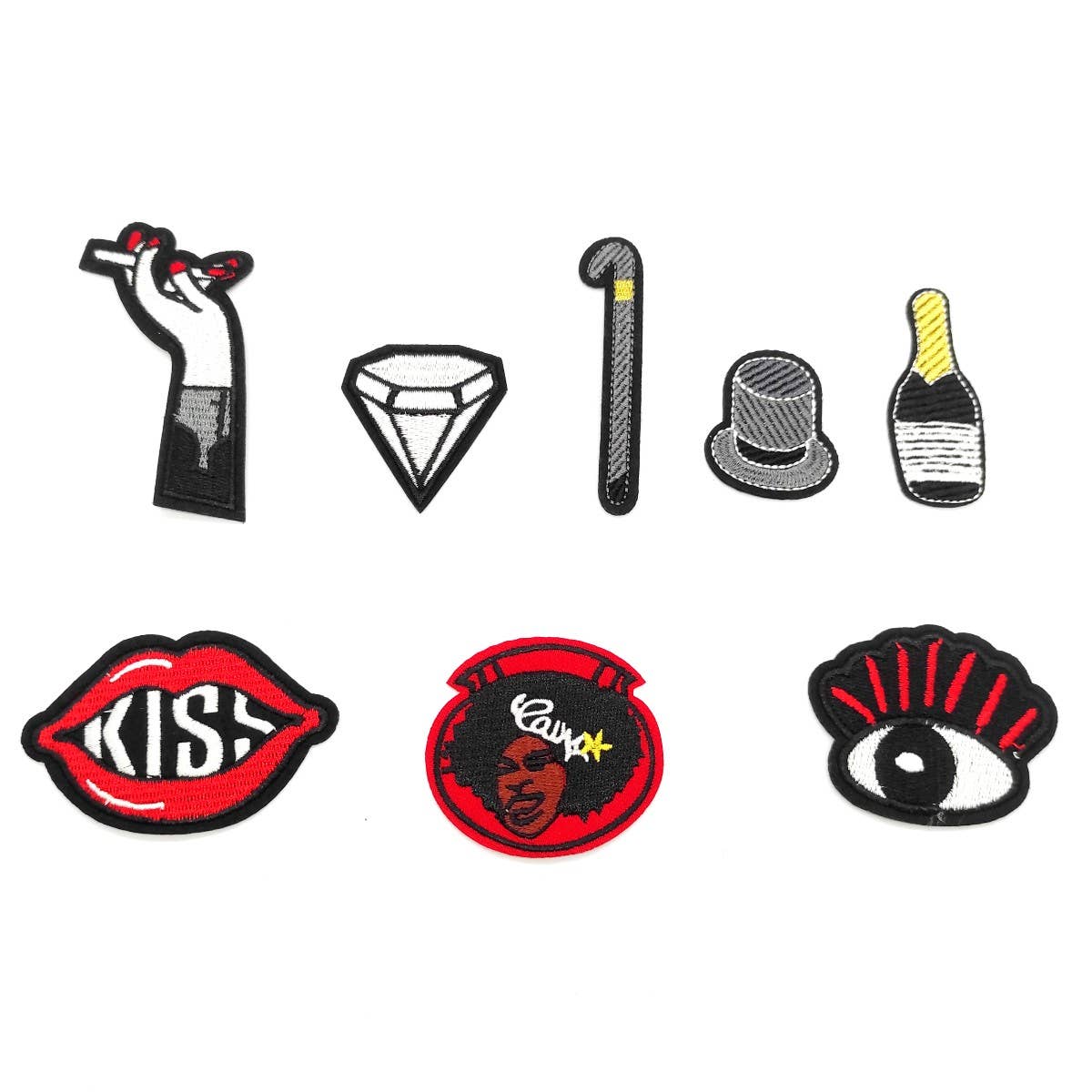 CARALI / MYC Paris - Wholesale Patch - 500pcs - Iron-On Fabric Patches - Random Designs4