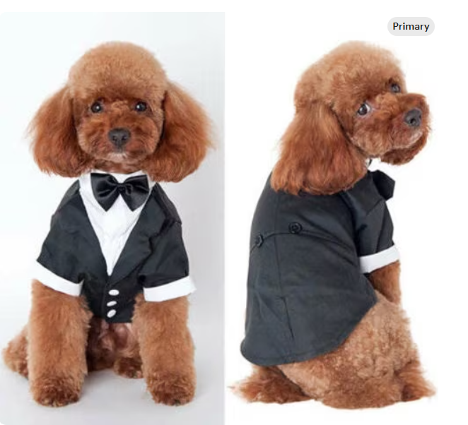 Sisters G Kids - Wholesale Pet Costume - Dog - Customizable Dog Tuxedo Suit – Formal Wedding Outfit for Pet2