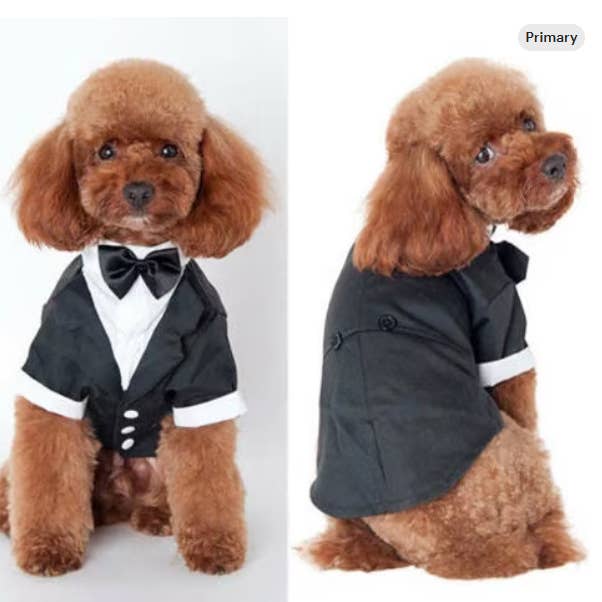 Sisters G Kids - Wholesale Pet Costume - Dog - Customizable Dog Tuxedo Suit – Formal Wedding Outfit for Pet2