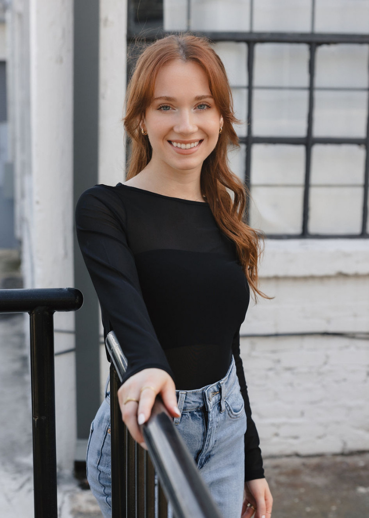 ELIETIAN - Wholesale Gebreide top - Dames - Doorschijnende top met lange mouwen40