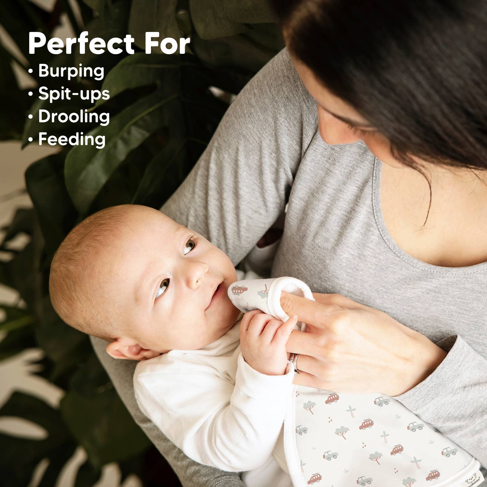 Selvaggio Panni Urban Burp KeaBabies, confezione da 5 in vendita all'ingrosso su Faire4