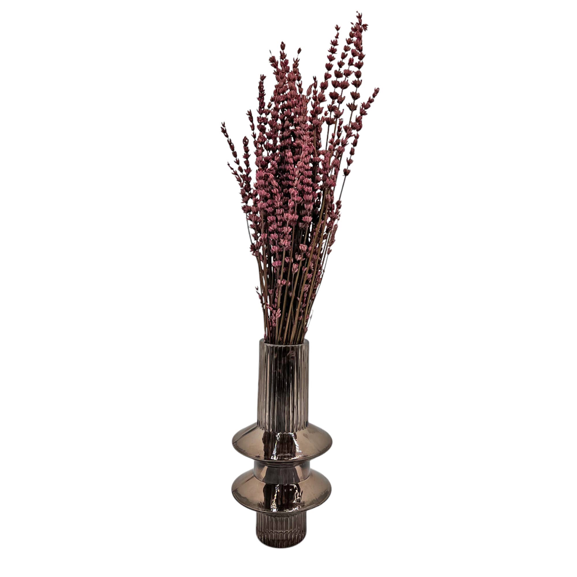 2626 Designs – Engroshandel Tørrede/pressede blomster – Tørrede konserverede lavendelbuketter, 53 cm, flere farver2