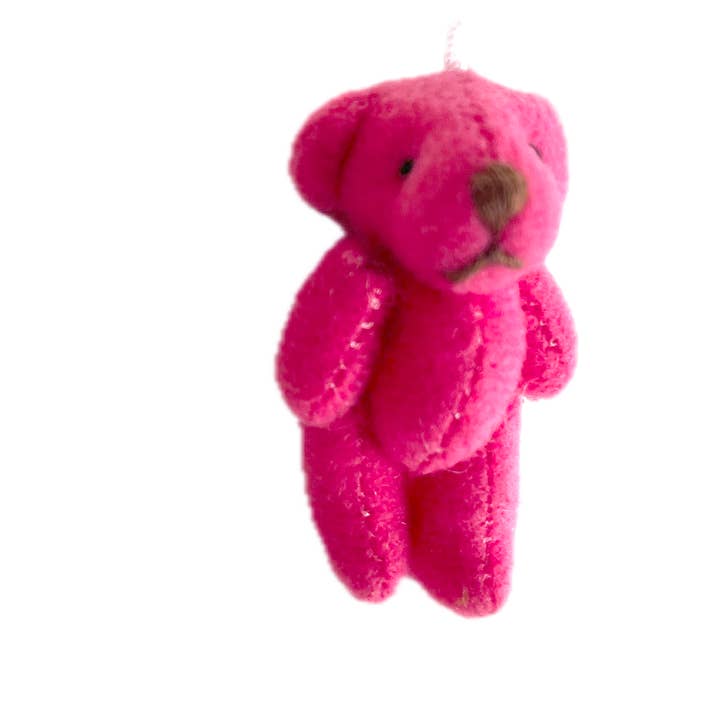 The Gifted Rat - Wholesale Stuffed/plush toy – Kids & baby - Miniature Pink Stuffed Teddy Bear Backpack Charm 2