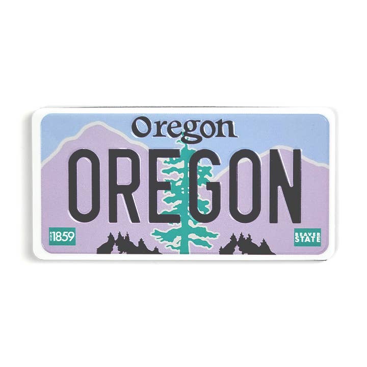 Aimant de licence Oregon pour la vente par Hello From Oregon