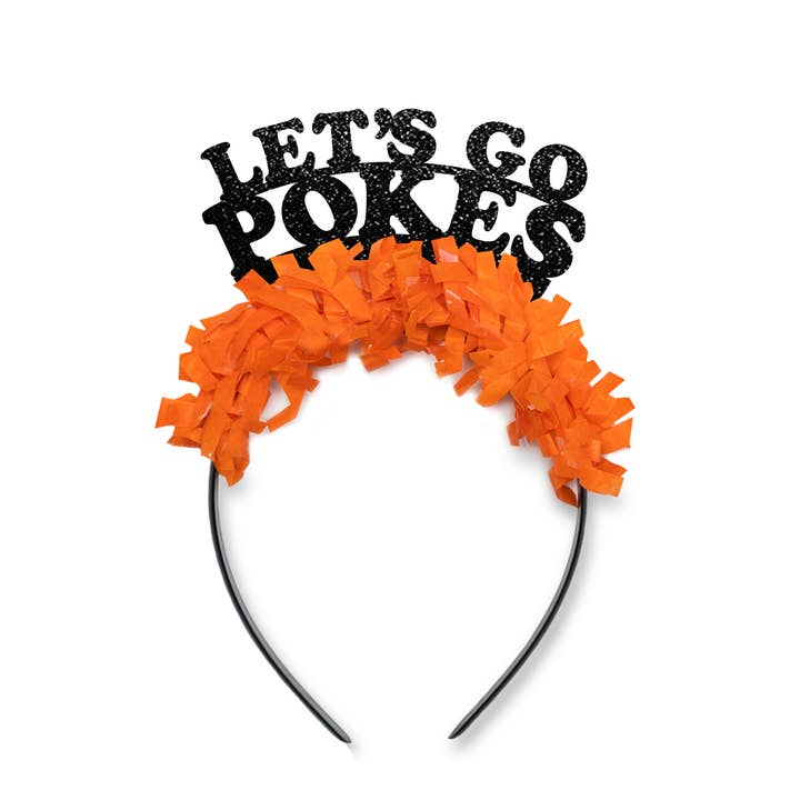 Fascia per capelli Oklahoma Game Day Let's Go Pokes per la vendita all'ingrosso da parte di Festive Gal