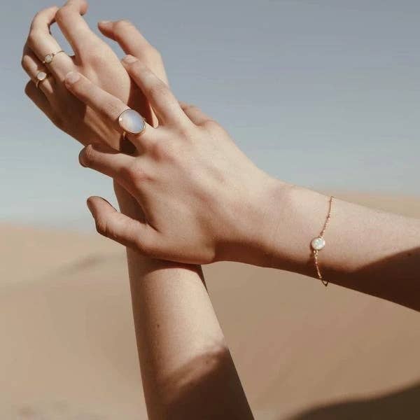 Round Opal Bracelet for wholesale by Ofina Jewelry