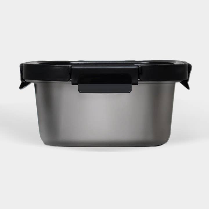 Contenants carrés en acier inoxydable pour la vente par Genicook Product LLC