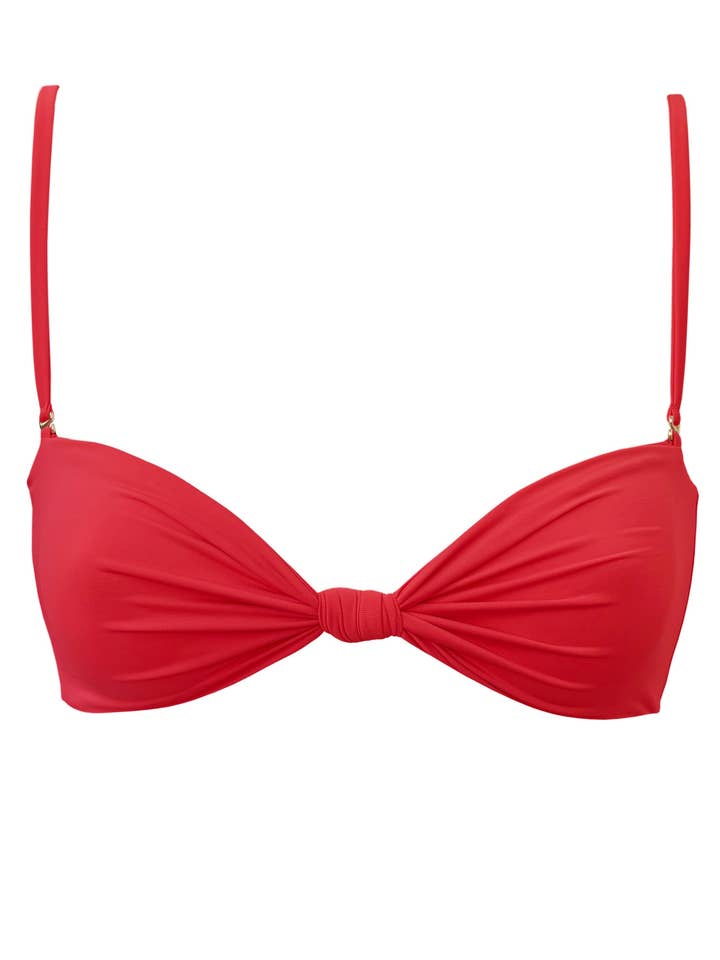PALERMO TOP | SCHARLAKENROOD voor wholesale door SLATE SWIM