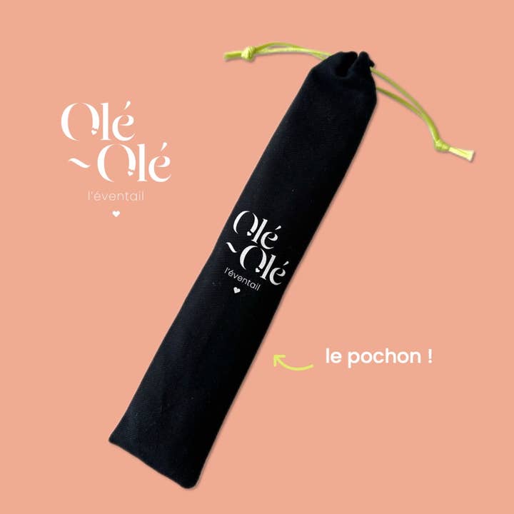 Olé-Olé - Wholesale Handheld Folding Fan - Purple Horizon Hand-fan1