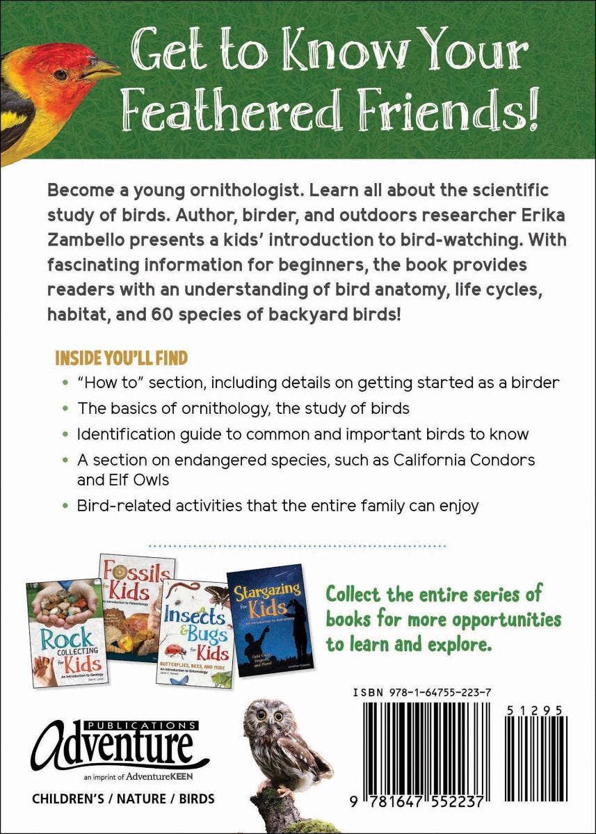 AdventureKEEN - Wholesale Nature & Outdoors - Backyard Birding for Kids: An Introduction to Ornithology5
