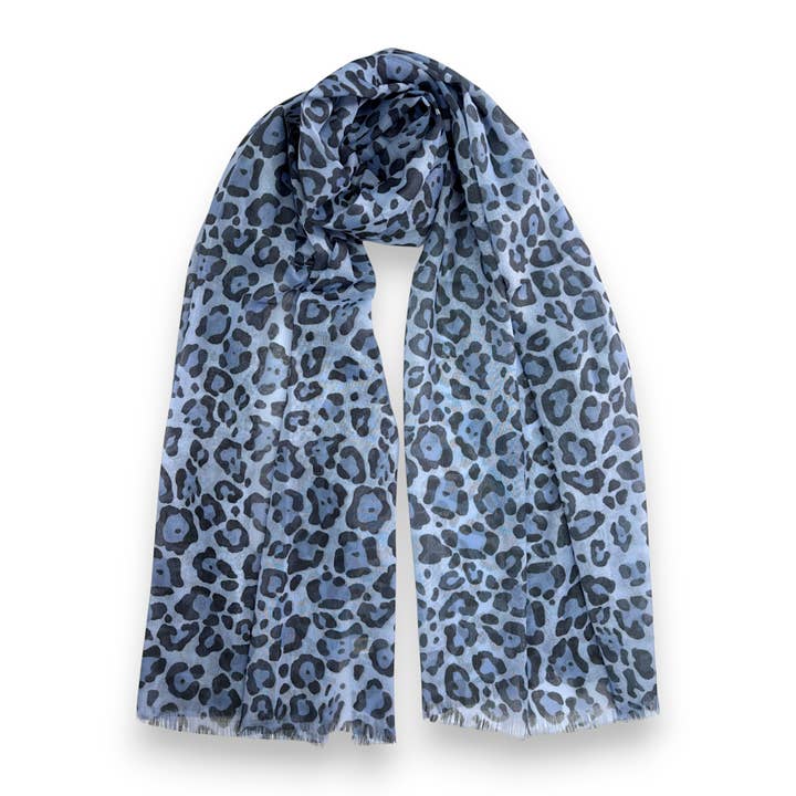 Lili Scarves - Wholesale Scarf – Women's - Leopard Digital Print Scarf1