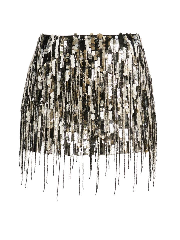 Onalaja - Wholesale Skirt - Women's - Zari Fringe Skirt
