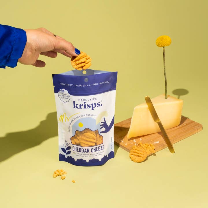 Carolyn's Krisps - Wholesale Crackers - Foodservice Packs - 1 LB - Cheddar Cheeze Krisps2