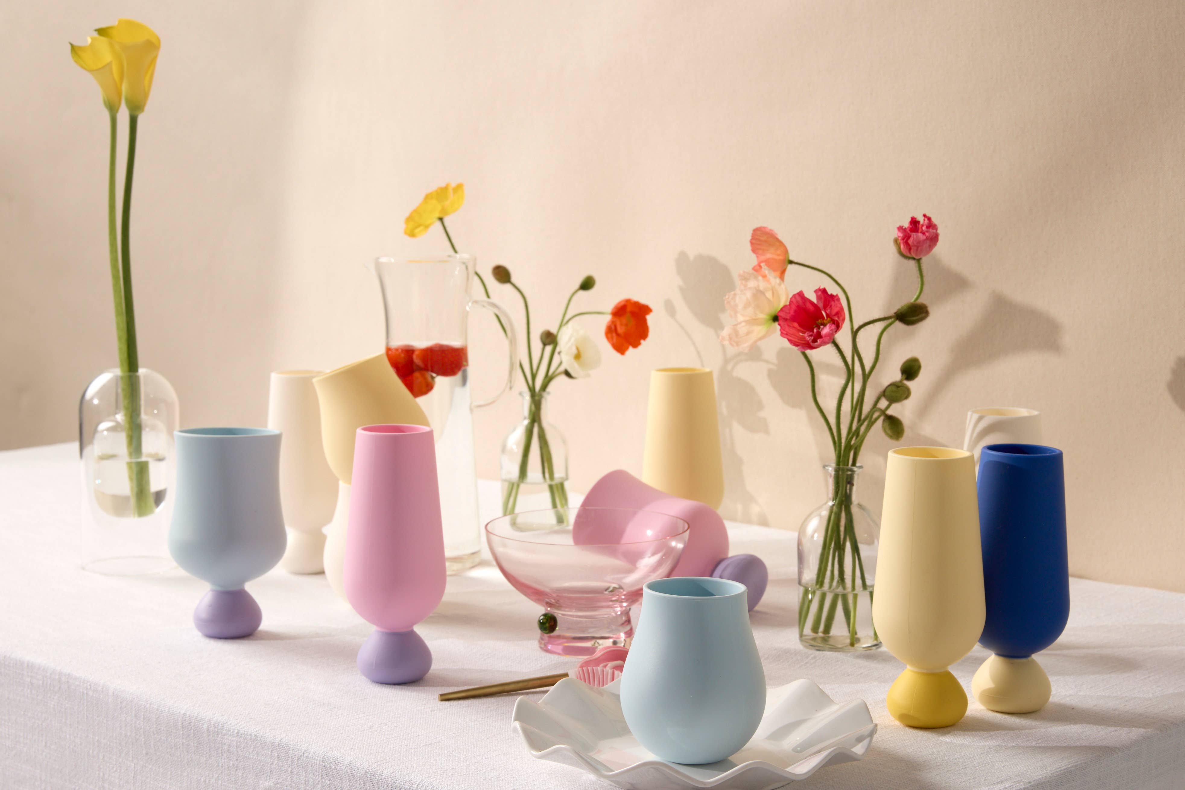 STYLD. – wholesale Drinking glass/cup – Bubble Gin Cup Set | Unbreakable Silicone 5