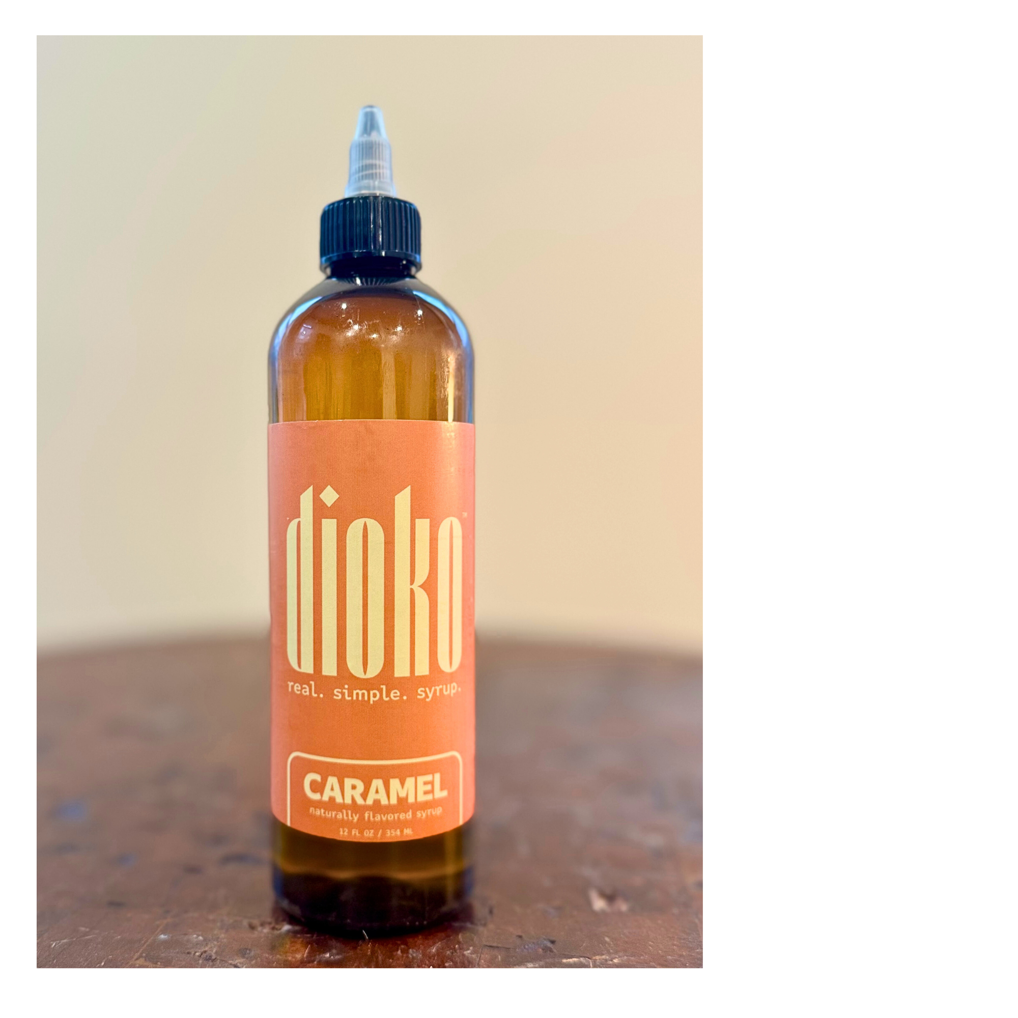 Dioko Flavors LLC - Wholesale Flavored Syrup - Dioko Premium Simple Syrup, 12 fl. oz Caramel 5