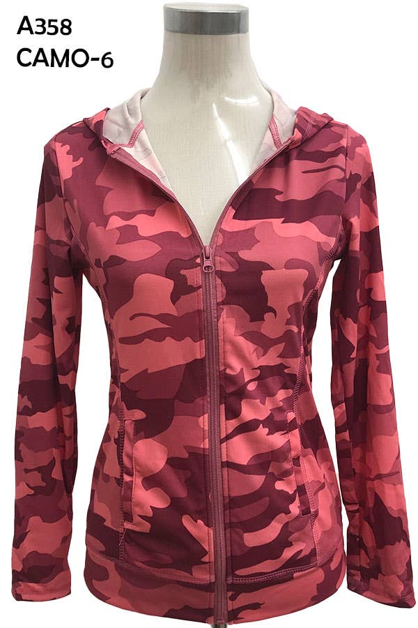 SSImport - Wholesale Athletic Jacket - Women's - A358 SPORTS HOODIE JACKET MIXED SIZES 12PCS/SET10