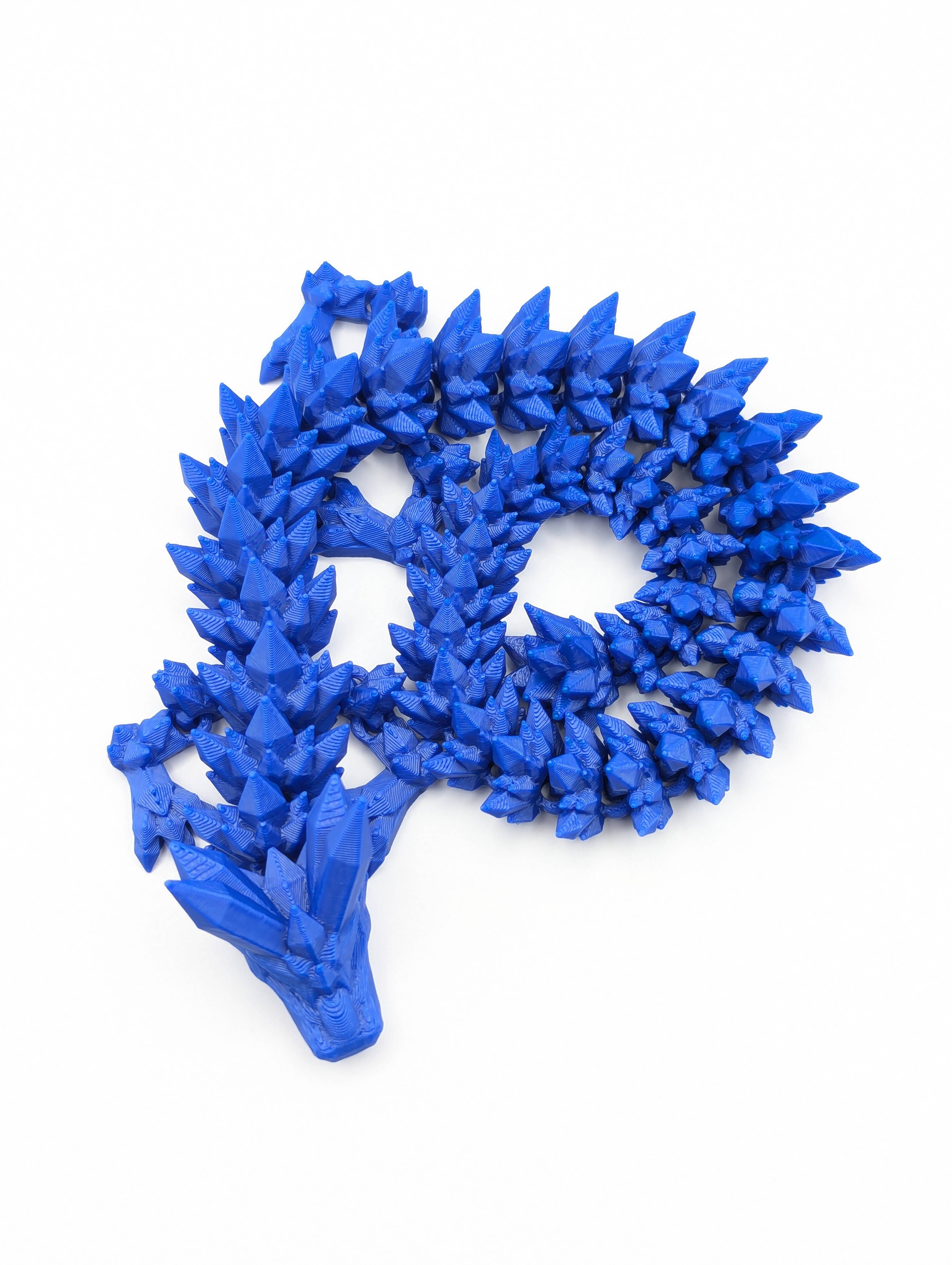 The Midnight Oil - Wholesale Fidget Toy - Kids - 3D Articulated Crystal Dragon (14")10