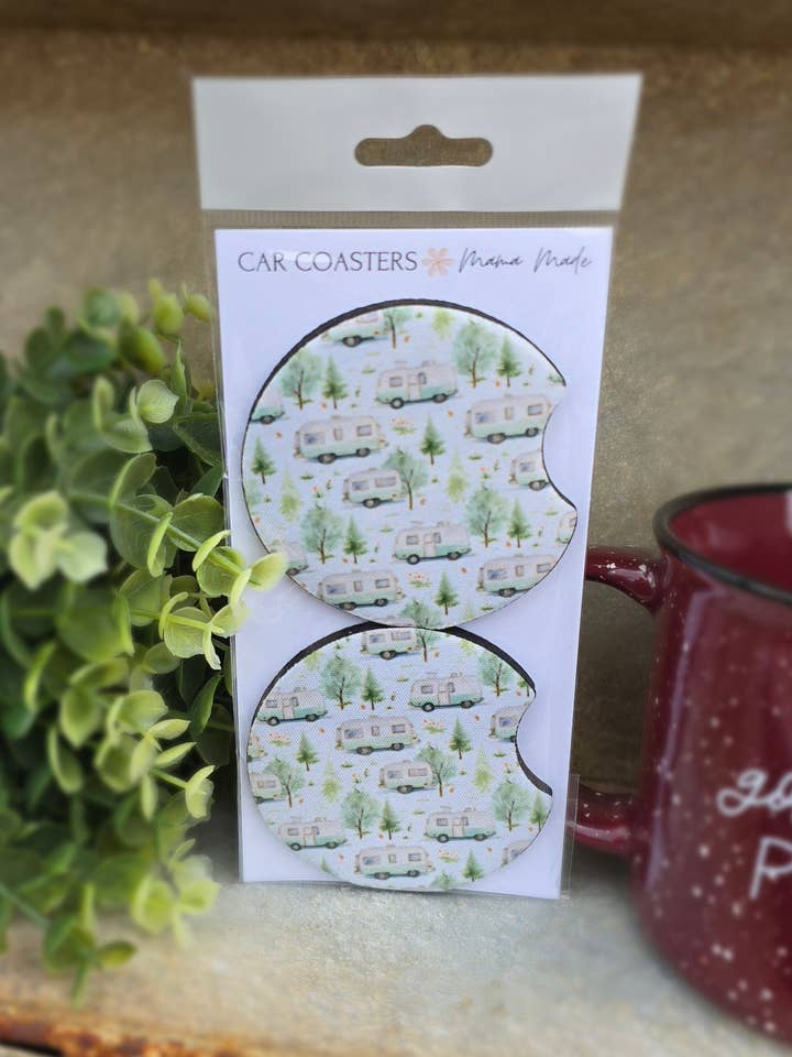 Camper Car Coaster Strumpstopper för wholesale av Mama Made