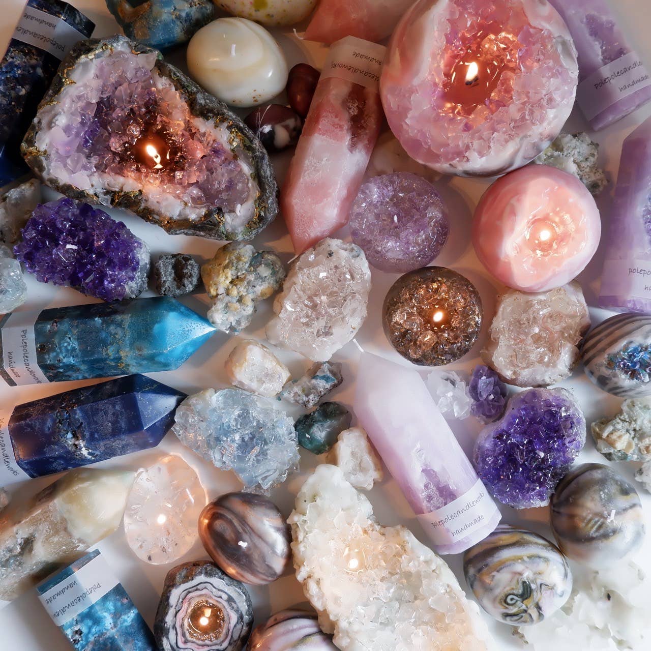 House of Shokunin - Wholesale Novelty Candle - L Handcrafted Crystal Scented Candle, Crystal Candle, Decorative Candle, Home Decor, Living Space Decoration, Spiritual Gift Decorative Candle Artist Candle9