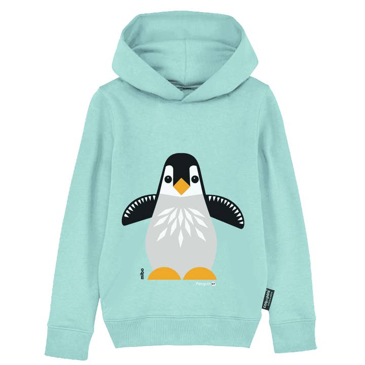 Coq En Pate - Wholesale Hoodie - Unisex - Adult hoodie, organic, sky blue - Penguin1