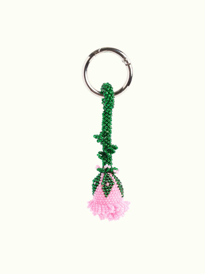 Damascus rose keychain for wholesale by Østerland