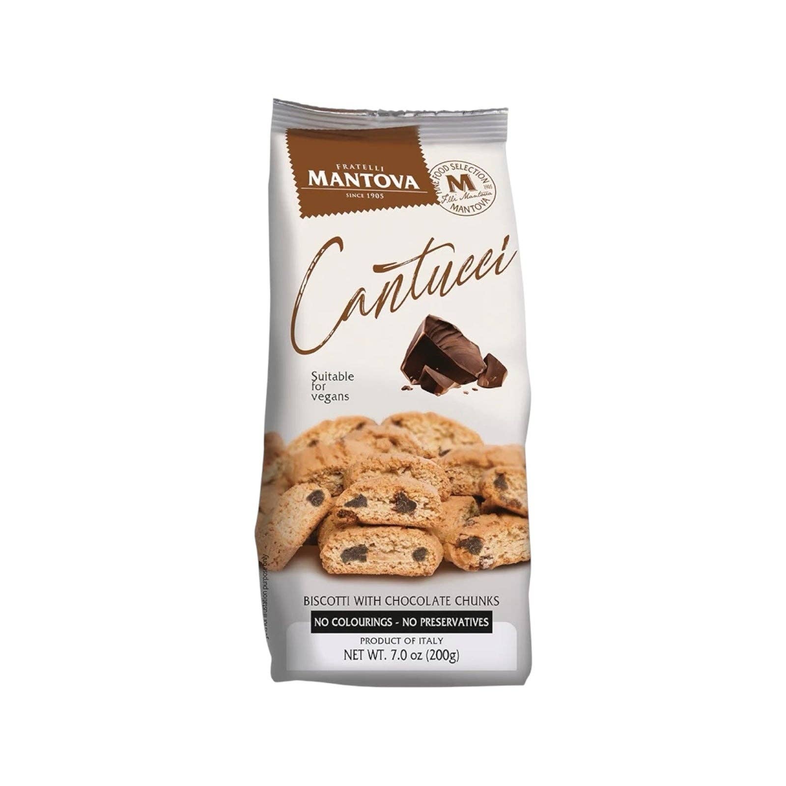 Made in eatalia - Wholesale Cookie - Mantova Cantucci with Chocolate Chunks 200g