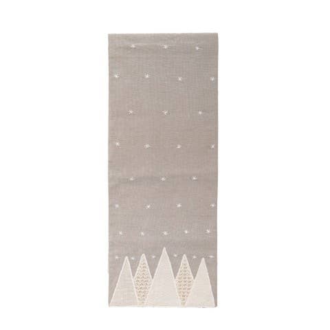 Large Embroidered Christmas Tree Table Runner for wholesale by Vatican Homes