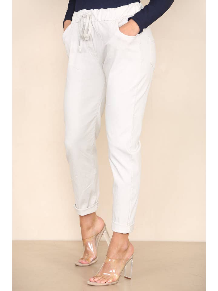 Kurt Muller - Wholesale Pants - Women's - Plain Bi-Stretch Magic Trousers