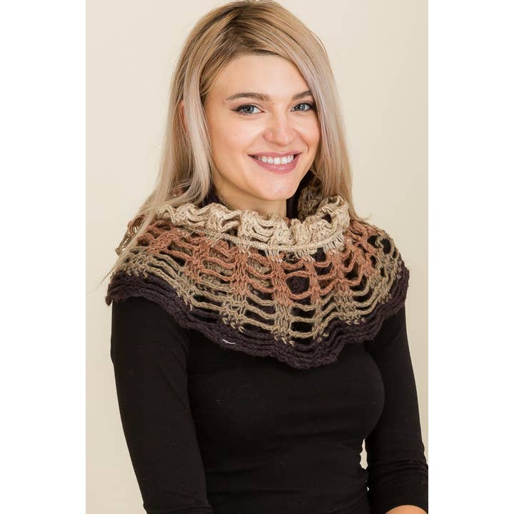 Cap Zone - Vente Écharpe – femme - Écharpes Infinity cousues en toile multicolores3