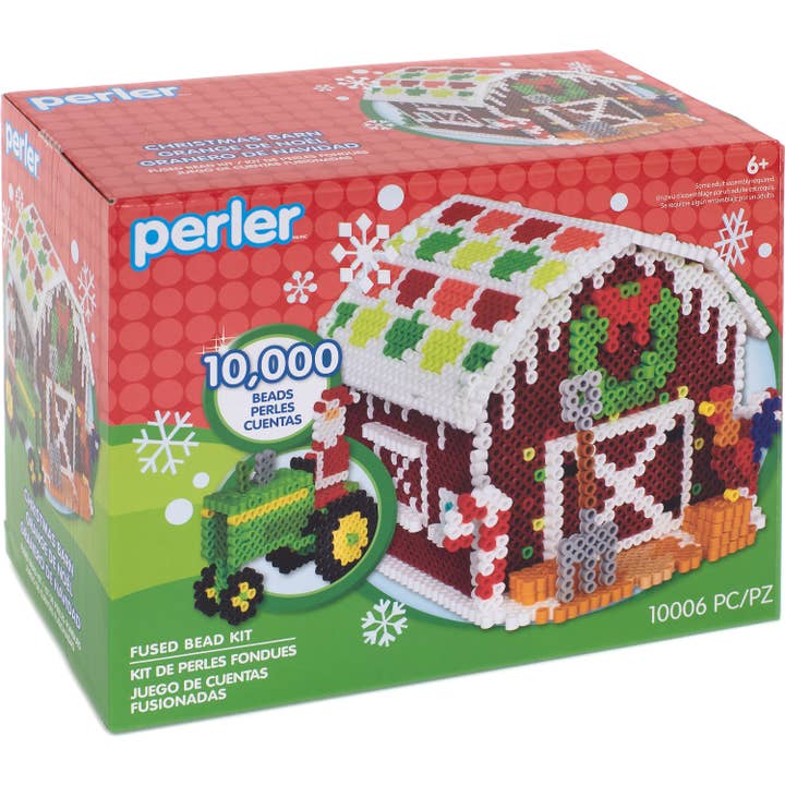 Perler Beads Barn Gingerbread Theme Kit for wholesale by Anker Play Products